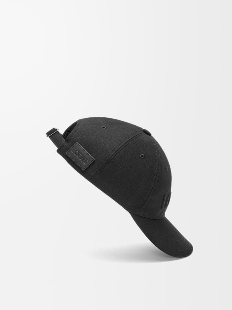 【新品未使用】 25SS LOEWE ブラック ベースボールキャップ