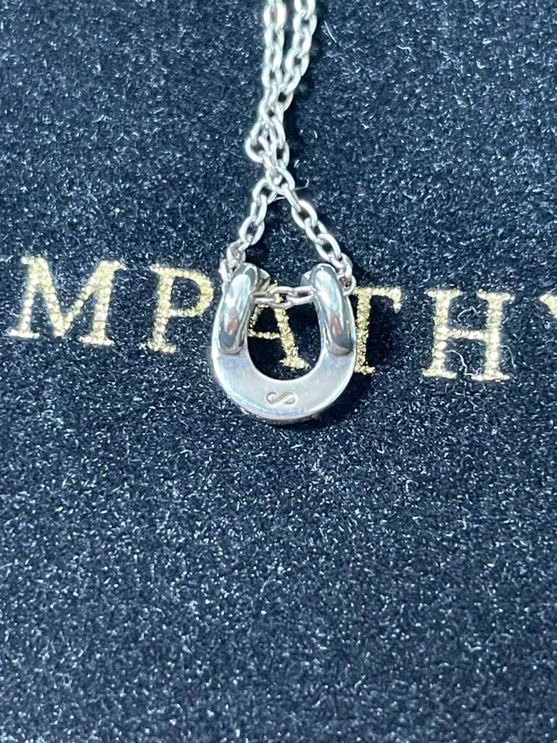 【現行】SYMPATHYOFSOUL ホースシューネックレス　LGダイアモンド