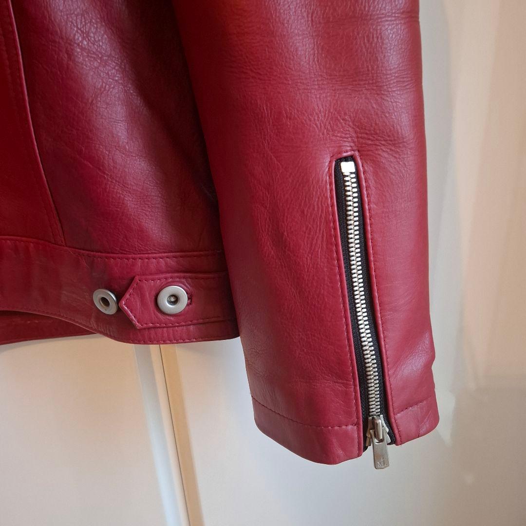 NO ID. ノーアイディー ライダース レザージャケット 牛革 サイズ3 L