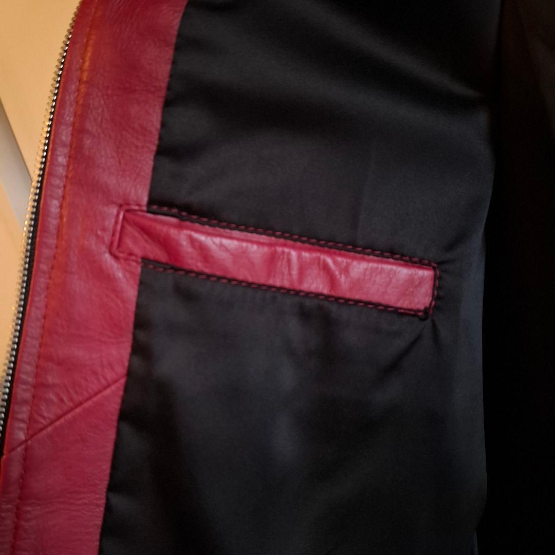 NO ID. ノーアイディー ライダース レザージャケット 牛革 サイズ3 L