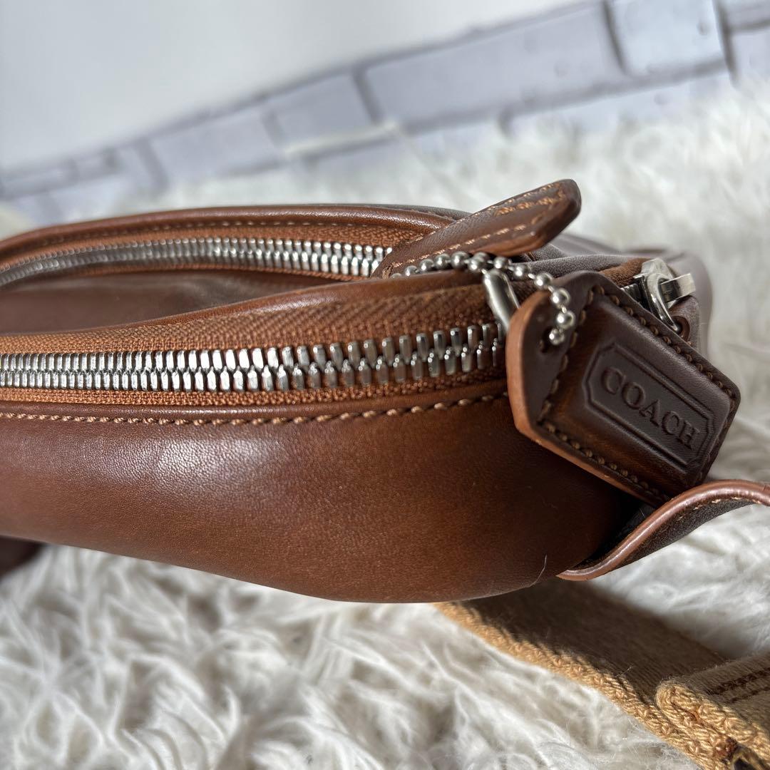 00s 【old coach】5446 shoulder bag brown