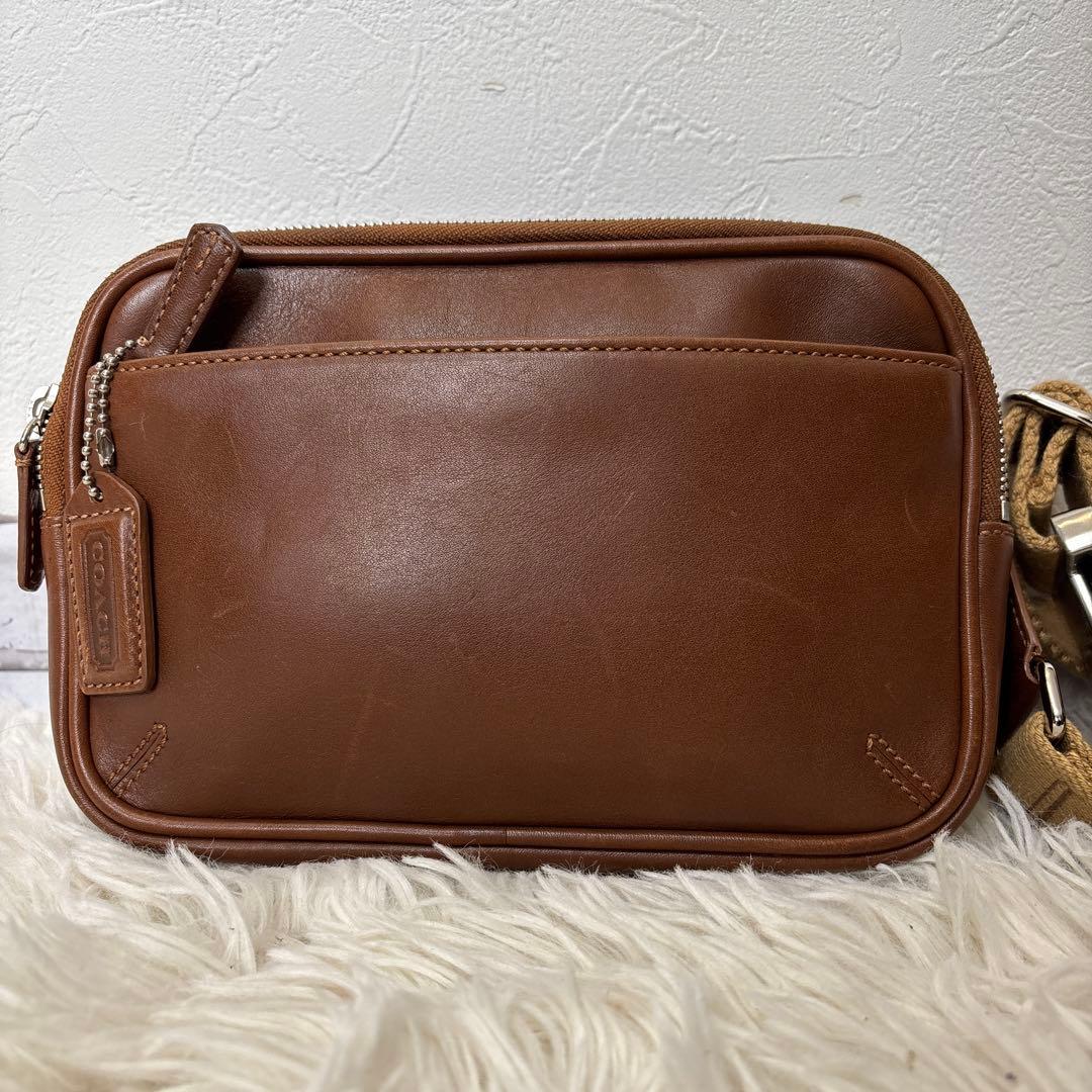 00s 【old coach】5446 shoulder bag brown