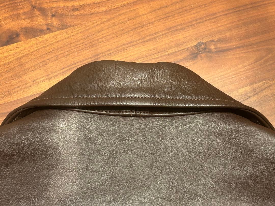 トイズマッコイ　シングルライダースジャケット ホースハイド　ブラウン　38