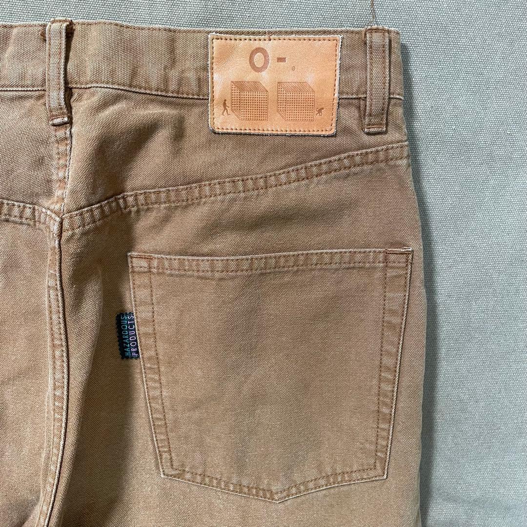 レイチョウルイラボ ブラウンダック バギーパンツ O- 日本製 シルバータブ