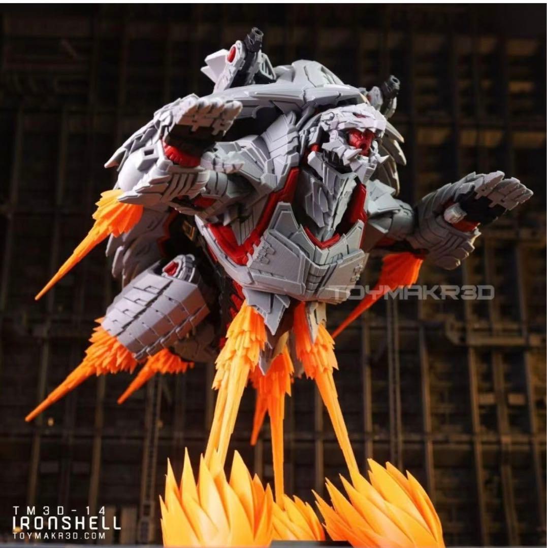 SHANJINL 3D印刷机械ymakr3D組み立て模型-24CM 機械ガメラ