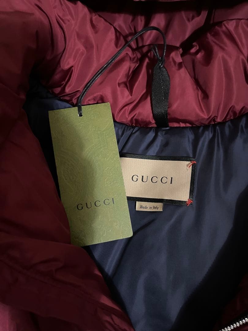 GUCCI パラシュートナイロンパデッドジャケット ダウンジャケット グッチ新品