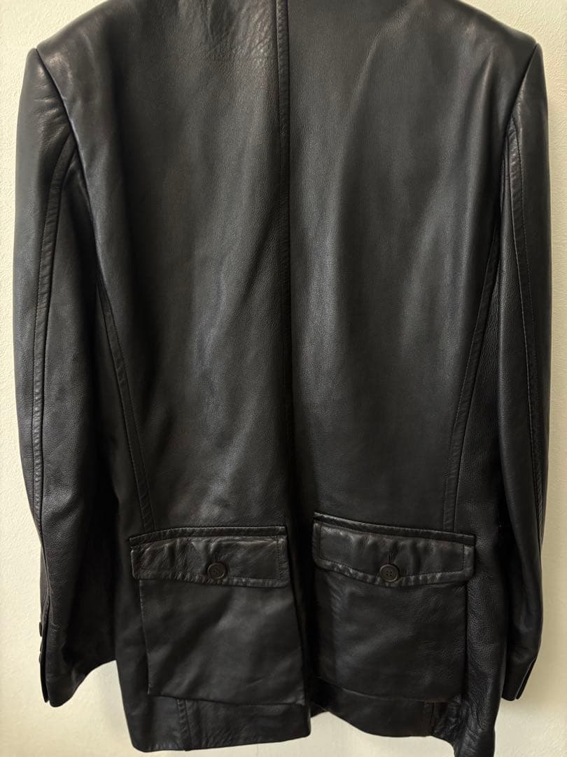 2月6日までセール！レザージャケット ブラック　Lサイズ ポールスミス　革ジャン