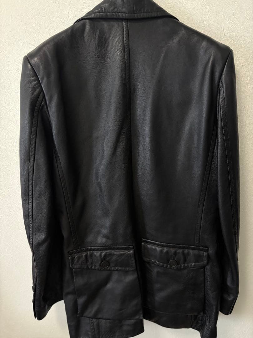 2月6日までセール！レザージャケット ブラック　Lサイズ ポールスミス　革ジャン