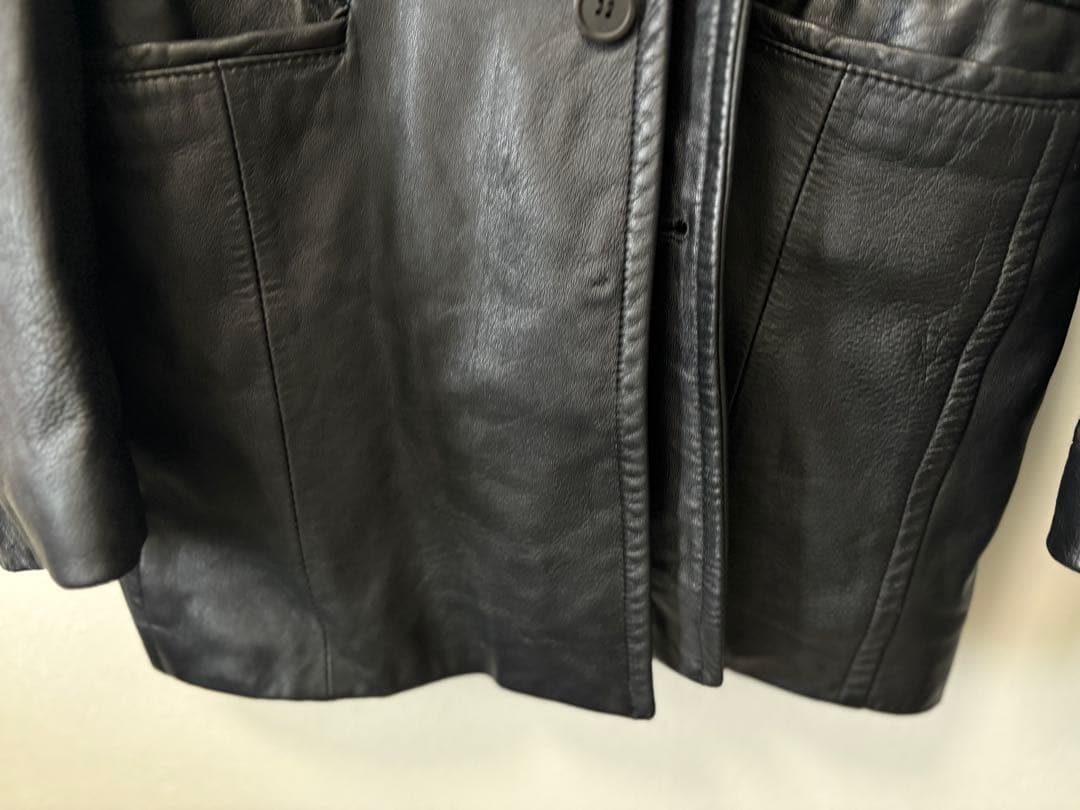 2月6日までセール！レザージャケット ブラック　Lサイズ ポールスミス　革ジャン