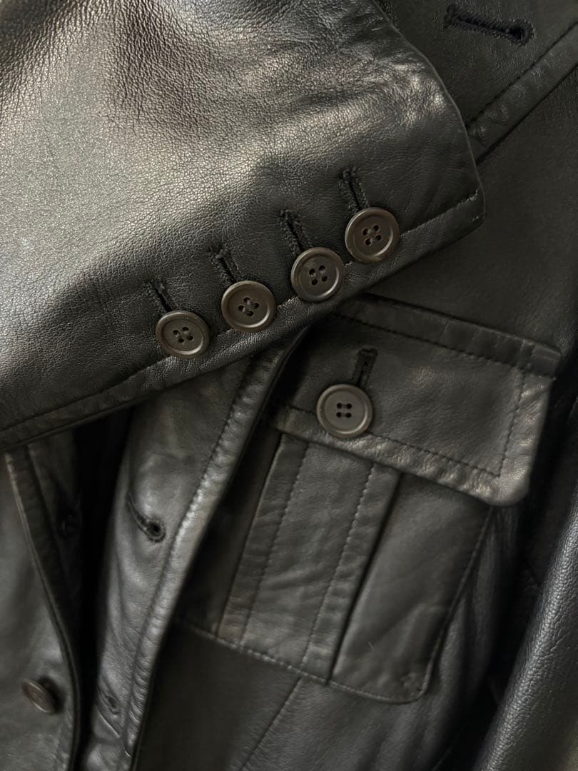 2月6日までセール！レザージャケット ブラック　Lサイズ ポールスミス　革ジャン