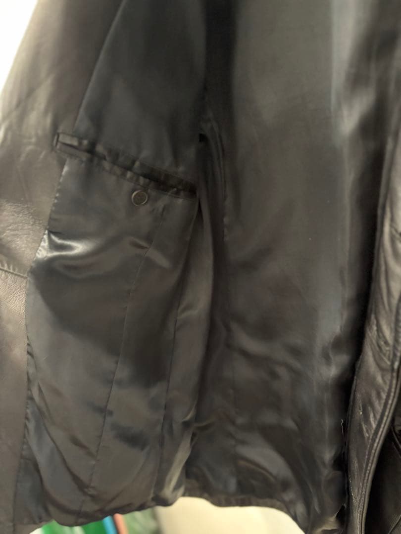 2月6日までセール！レザージャケット ブラック　Lサイズ ポールスミス　革ジャン