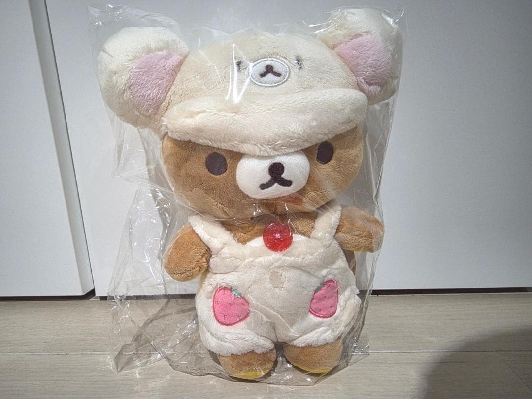 コリラックマのいちごないちにちテーマ ぬいぐるみ