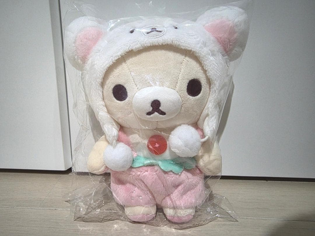 コリラックマのいちごないちにちテーマ ぬいぐるみ