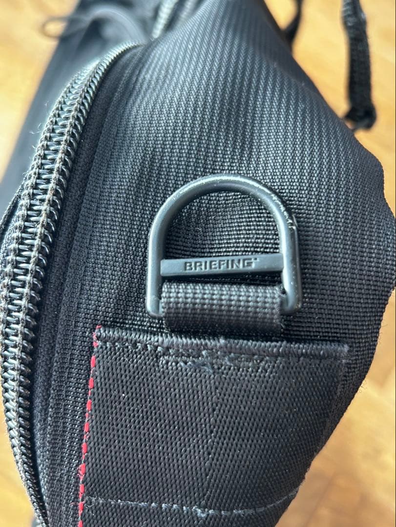 【モモ2017】ブラックビジネスバッグ 仕切り付き