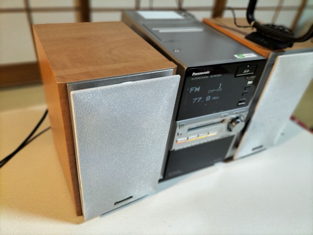 panasonicミニコンポSA-PM730SD リモコン取扱い説明書付き