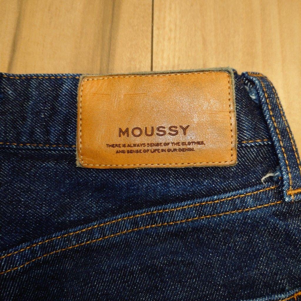 濃紺 MOUSSY MVS FLARE マウジー フレア デニム 24 赤耳