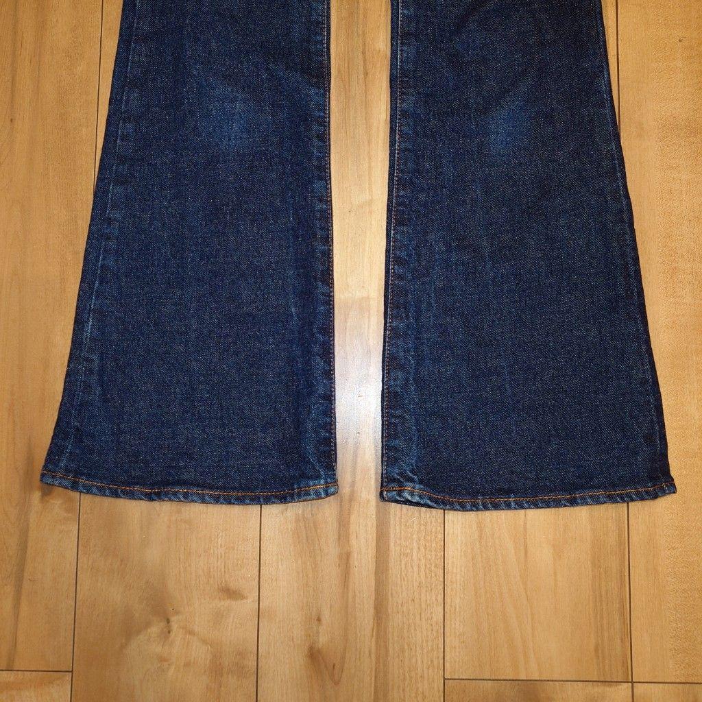 濃紺 MOUSSY MVS FLARE マウジー フレア デニム 24 赤耳