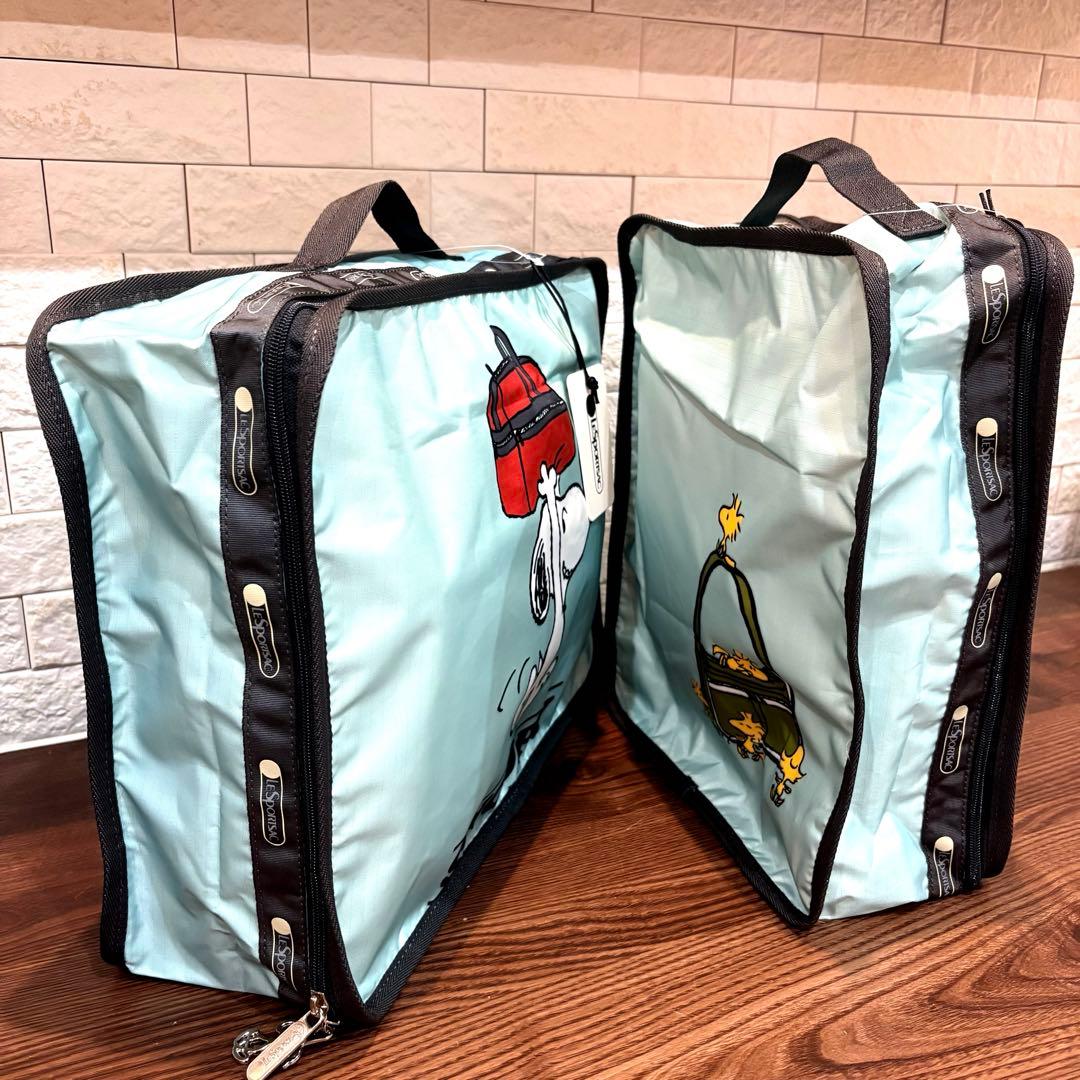 【最安値】レスポートサック　パッキングポーチ　スヌーピー　大・小2個セット