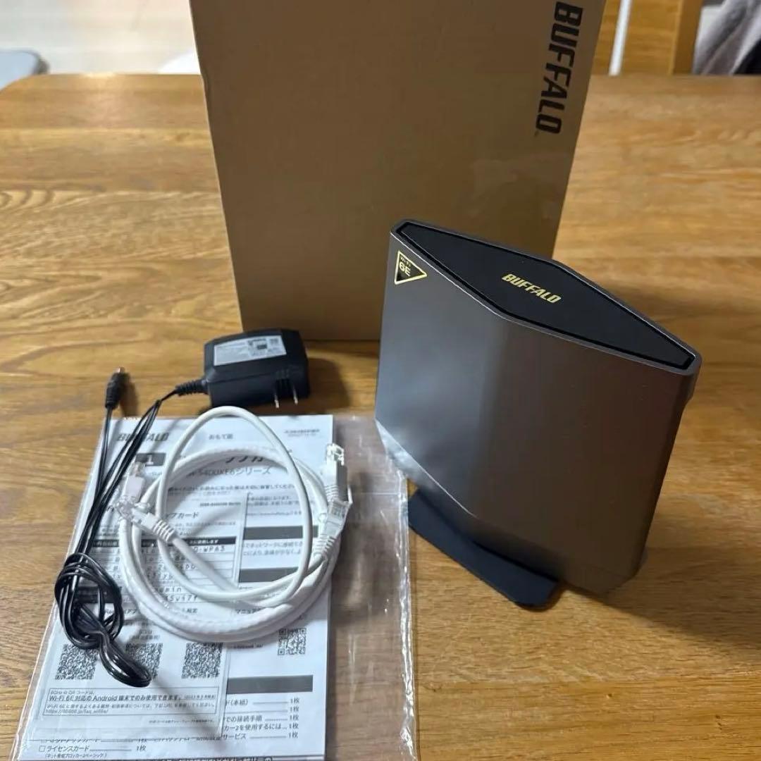【即日発送】BUFFALO 無線LANルーター WSRー5400XE6/N