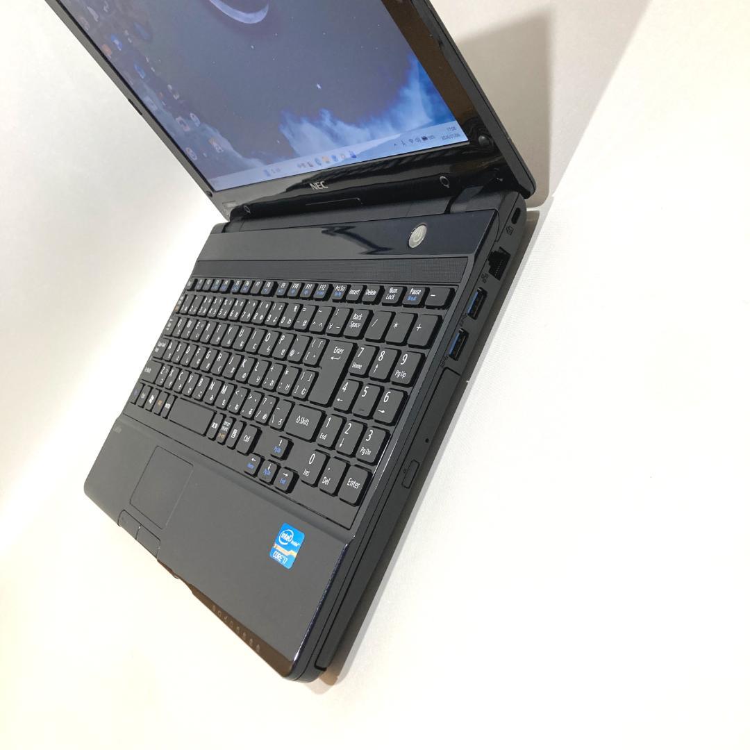 初心者✨超速・カメラ付き・ブルーレイ✨黒✨すぐ使えるノートパソコン◇T451-3