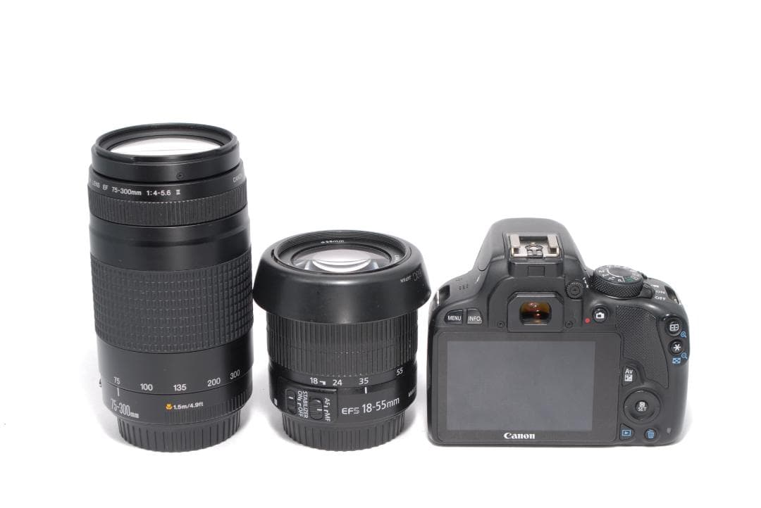 ✨Canon kiss X7✨Wレンズ✨初心者向け✨軽量モデル✨一眼レフカメラ