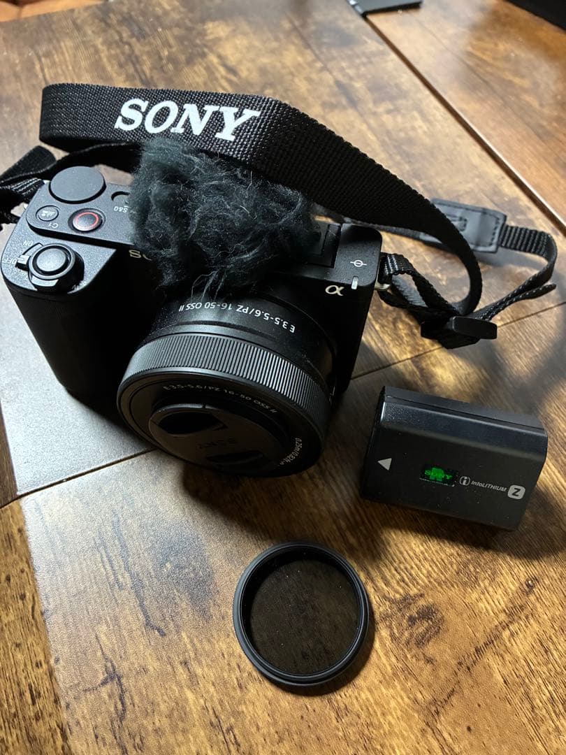 【美品】SONY ZV-E10 II パワーズームレンズキット 予備バッテリー