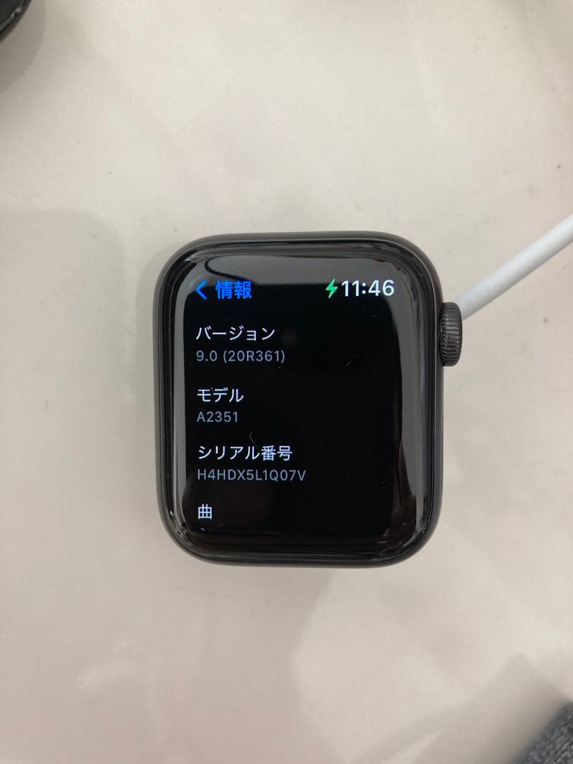 ［ベルト未開封］Apple Watch SE GPS 40mmスペースグレイ