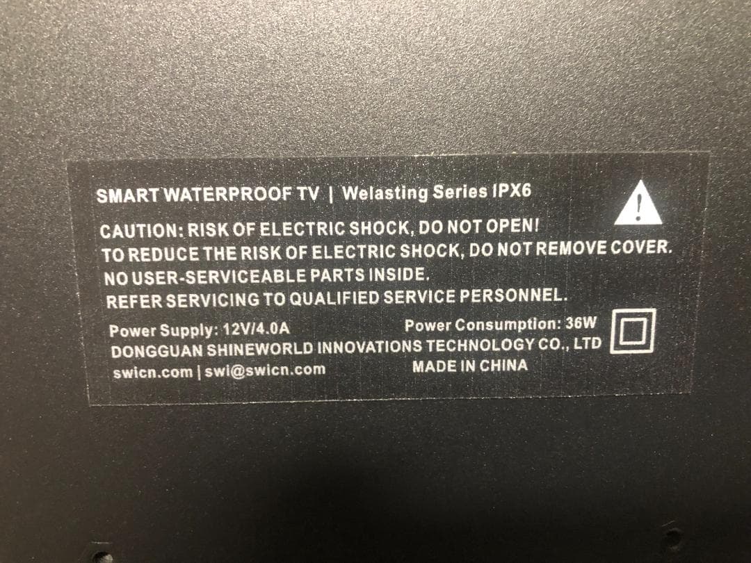 展示品 elecsung 防水テレビ お風呂 27V型 浴室用スマートミラーTV