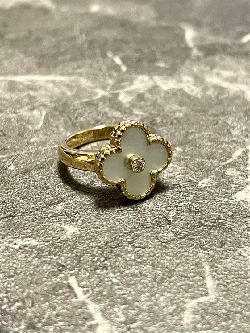 正規品　ヴァンクリーフ&アーペル ヴィンテージアルハンブラリング