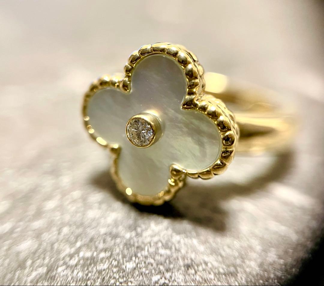 正規品　ヴァンクリーフ&アーペル ヴィンテージアルハンブラリング