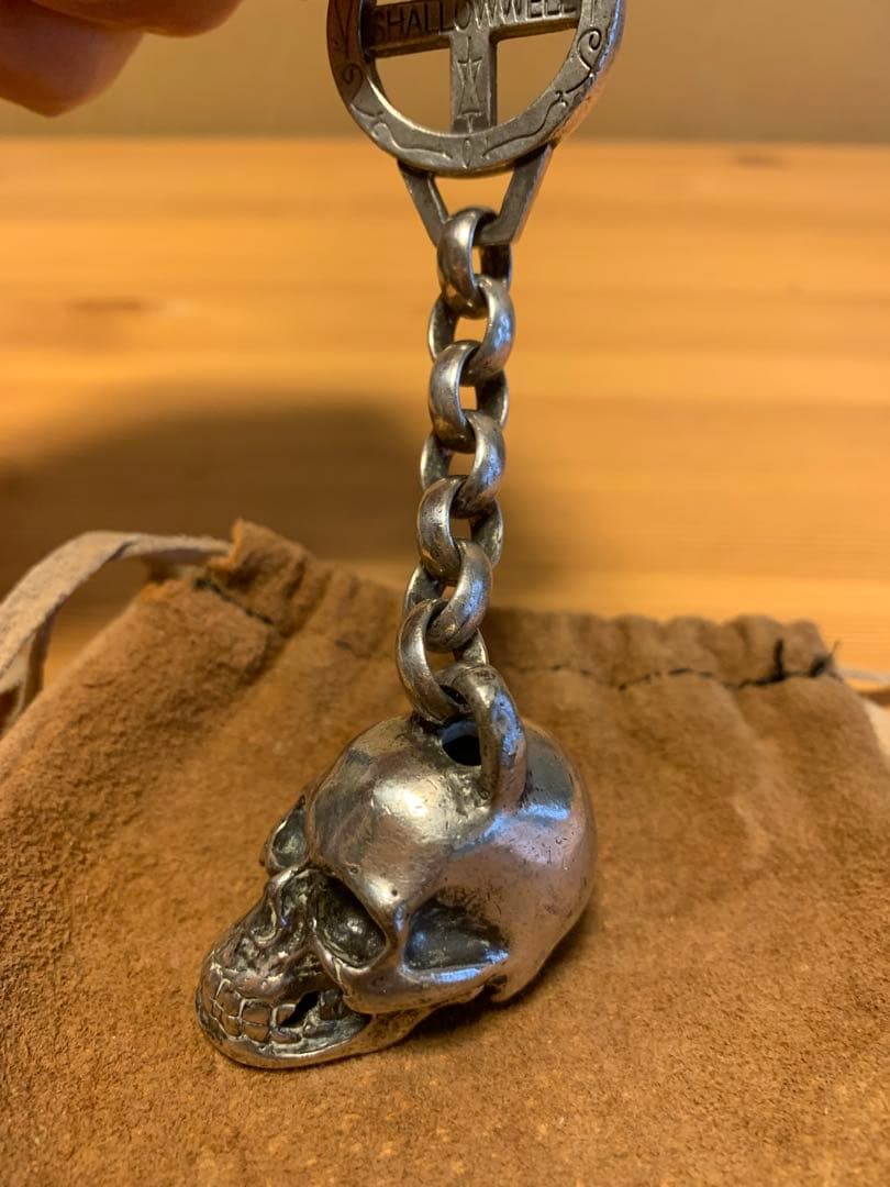 ば*️様 浅井健一　コルベットスカル キーホルダー　SEXY STONES ブラ