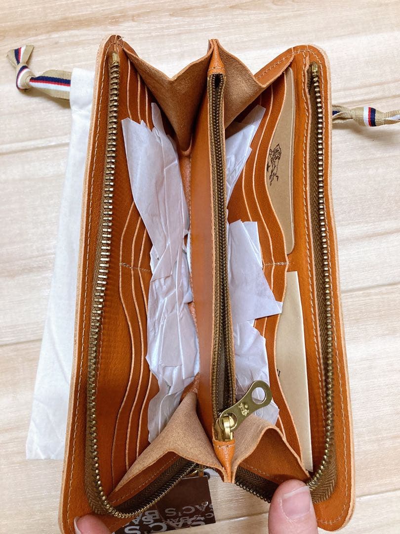 IL BISONTE キャメル レザー 長財布