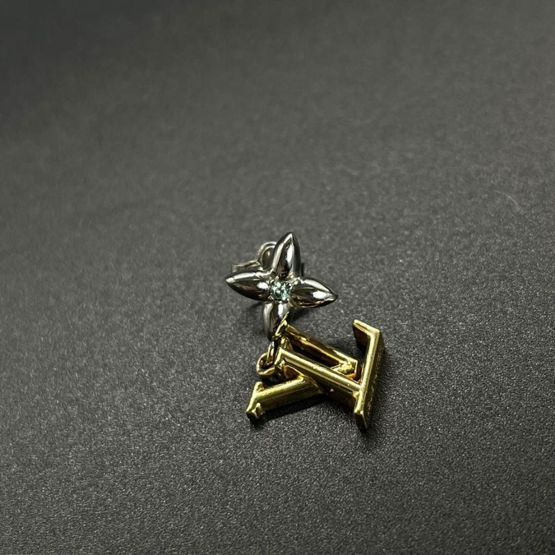 LOUIS VUITTON ルイヴィトン LV ピアス M01287 片耳