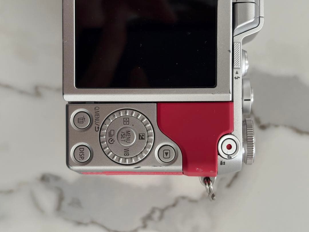 ミラーレス一眼 ピンク LUMIX 充電池2個