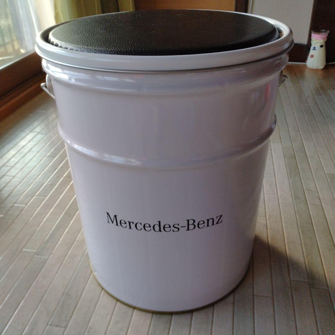 メルセデスベンツ ペール缶　ホワイト　白