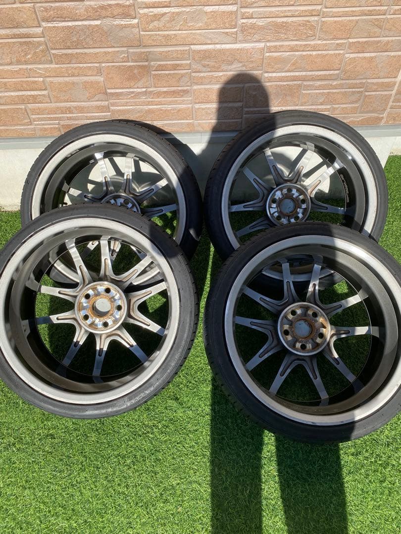 純正19インチアルミホイールセット GRX130 マークX G