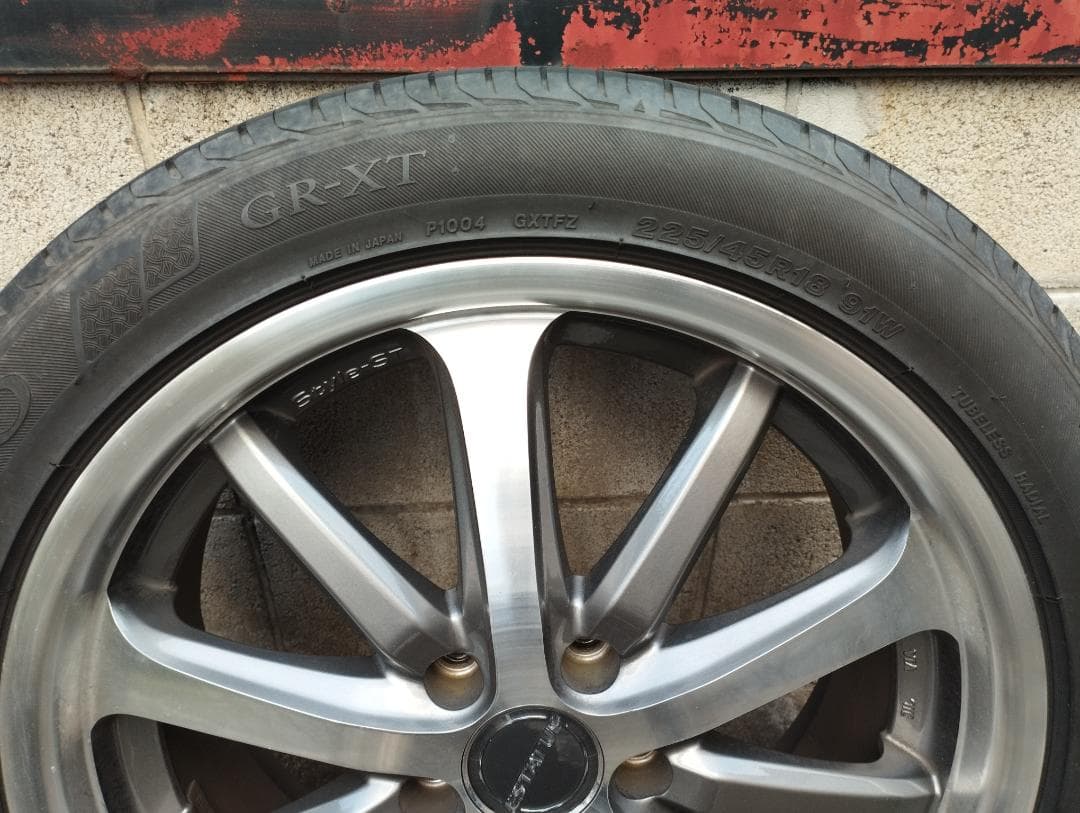 引取り限定 BRIDGESTONE 18インチ タイヤ＋ホイールセット