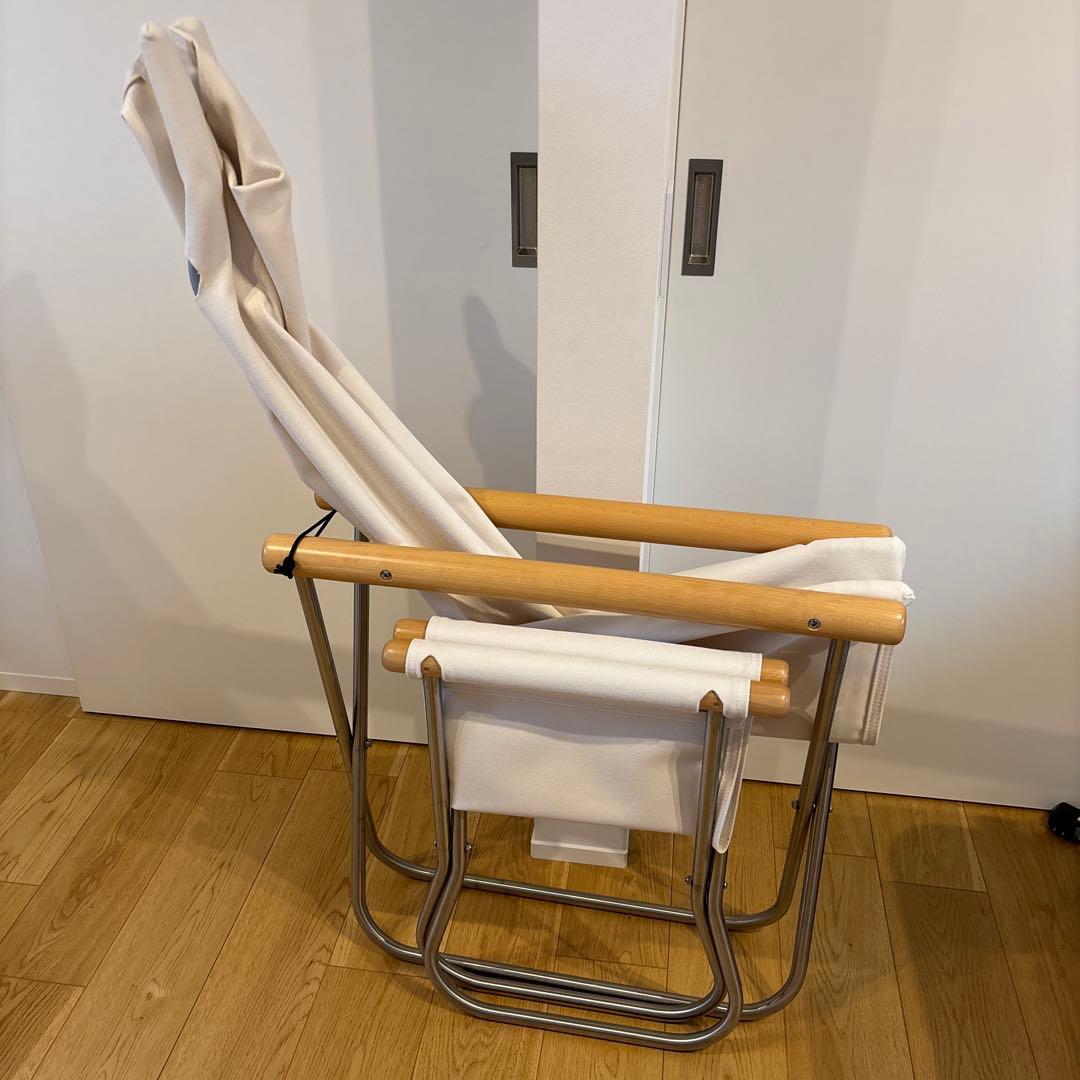 ニーチェアエックス オットマン セット [ホワイト ナチュラル] 使用回数少