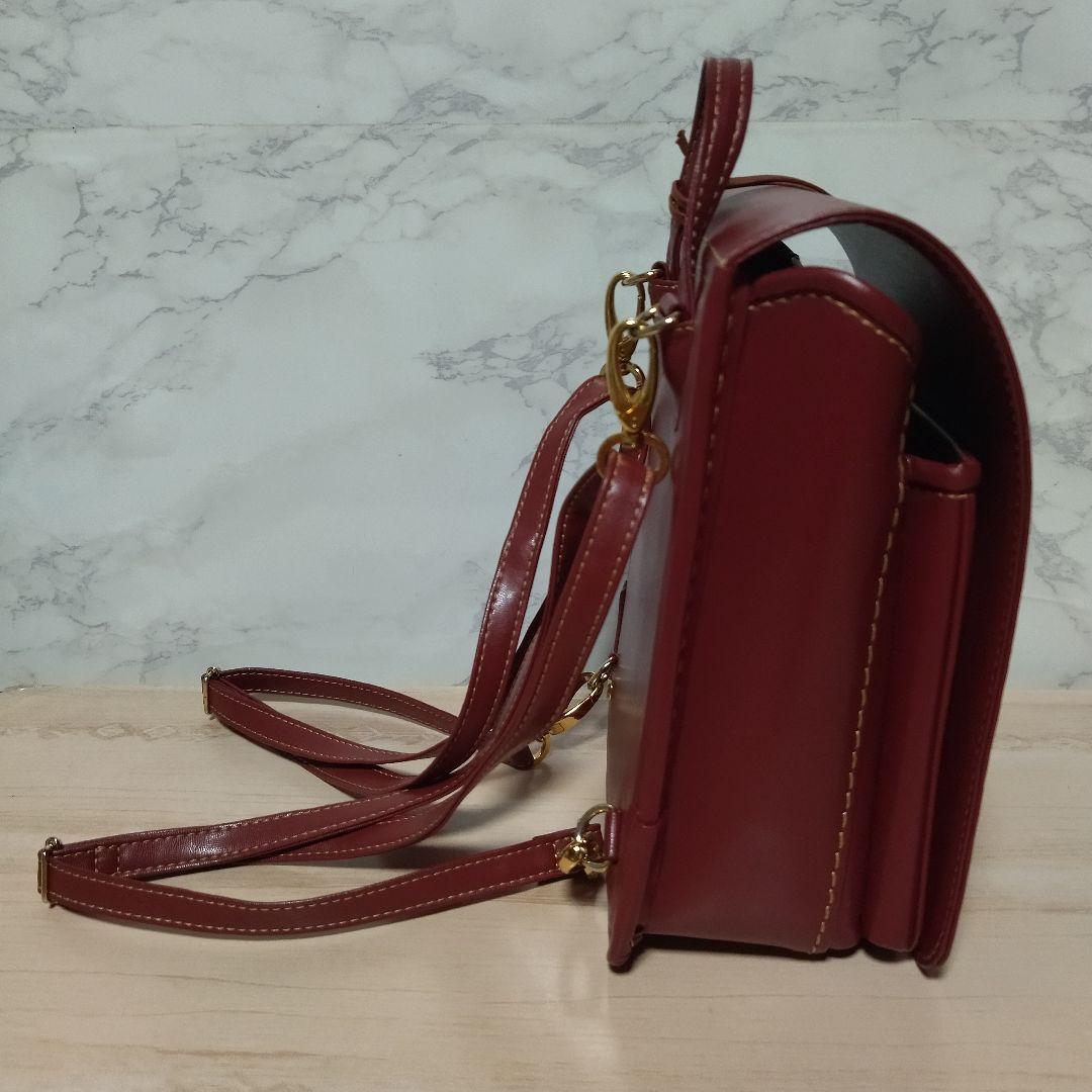 村瀬鞄行　大人のランドセル　ミミラン　バックパック　レッド　日本製