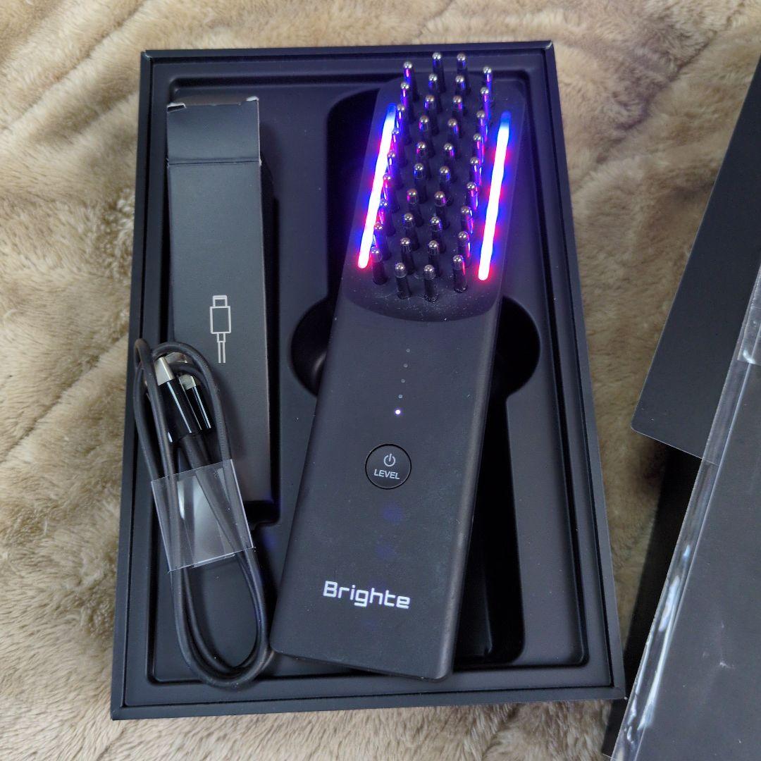 h*u様 中古、ブライト、Brighte、エレキブラシ、取説、箱有り