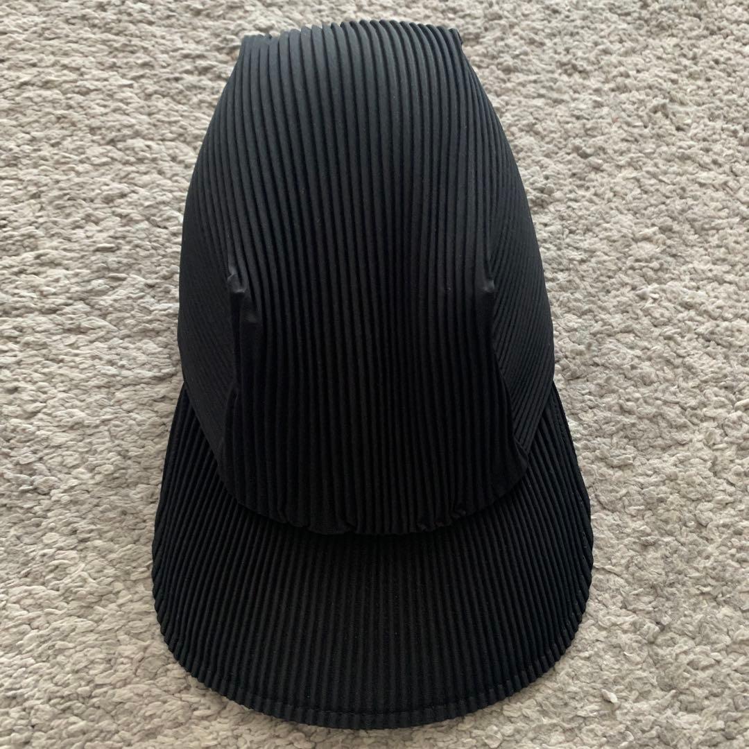 美品 ISSEY MIYAKE PLEATS PLEASE キャップ 帽子