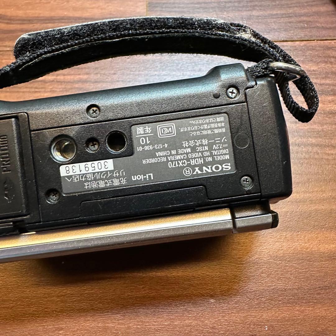 SONY HDR-CX170 ビデオカメラ 5518