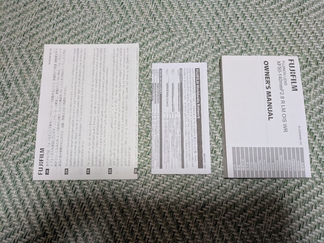 Fujifilm XF 50-140mm F2.8 ズームレンズ