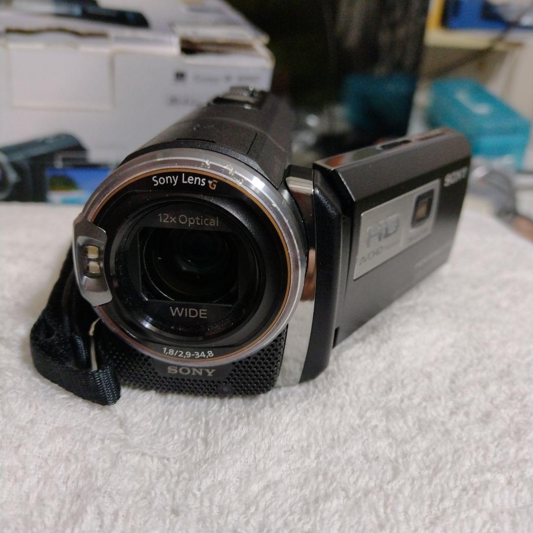 SONY HDR-PJ590 ハンディカム 本体箱取説チャージ附属