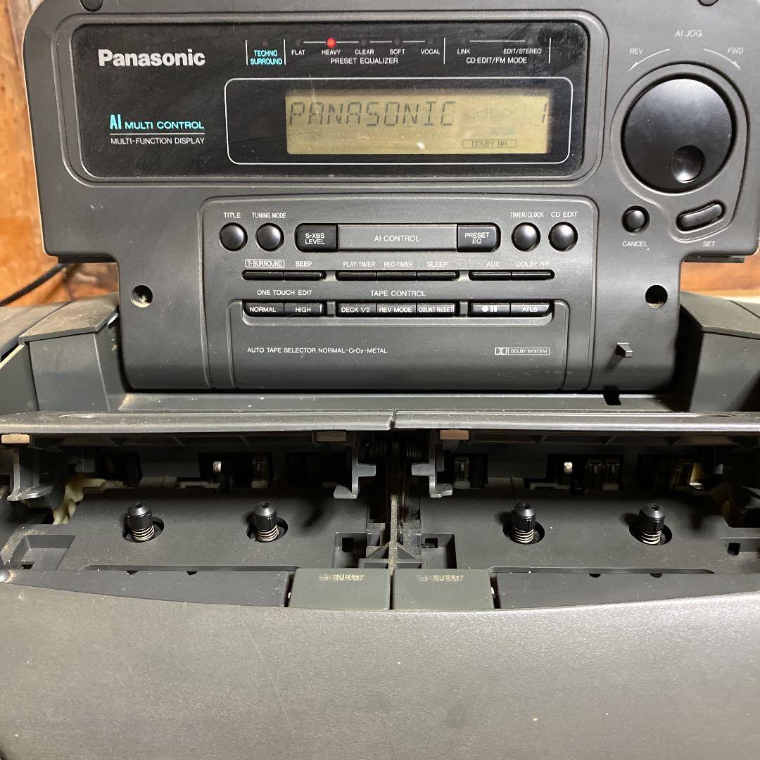 パナソニック製CDラジカセ　コブラトップ