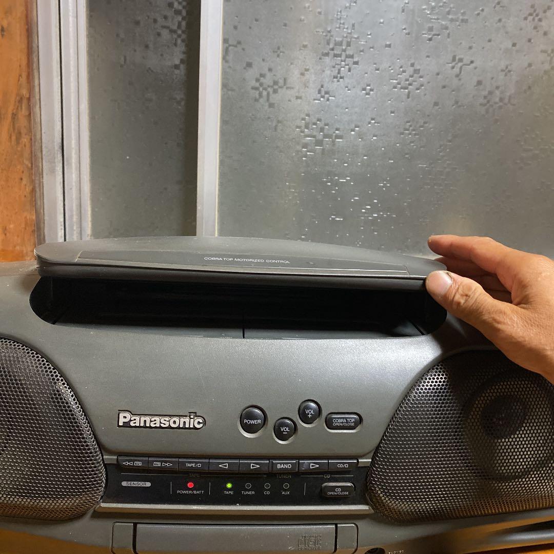 パナソニック製CDラジカセ　コブラトップ