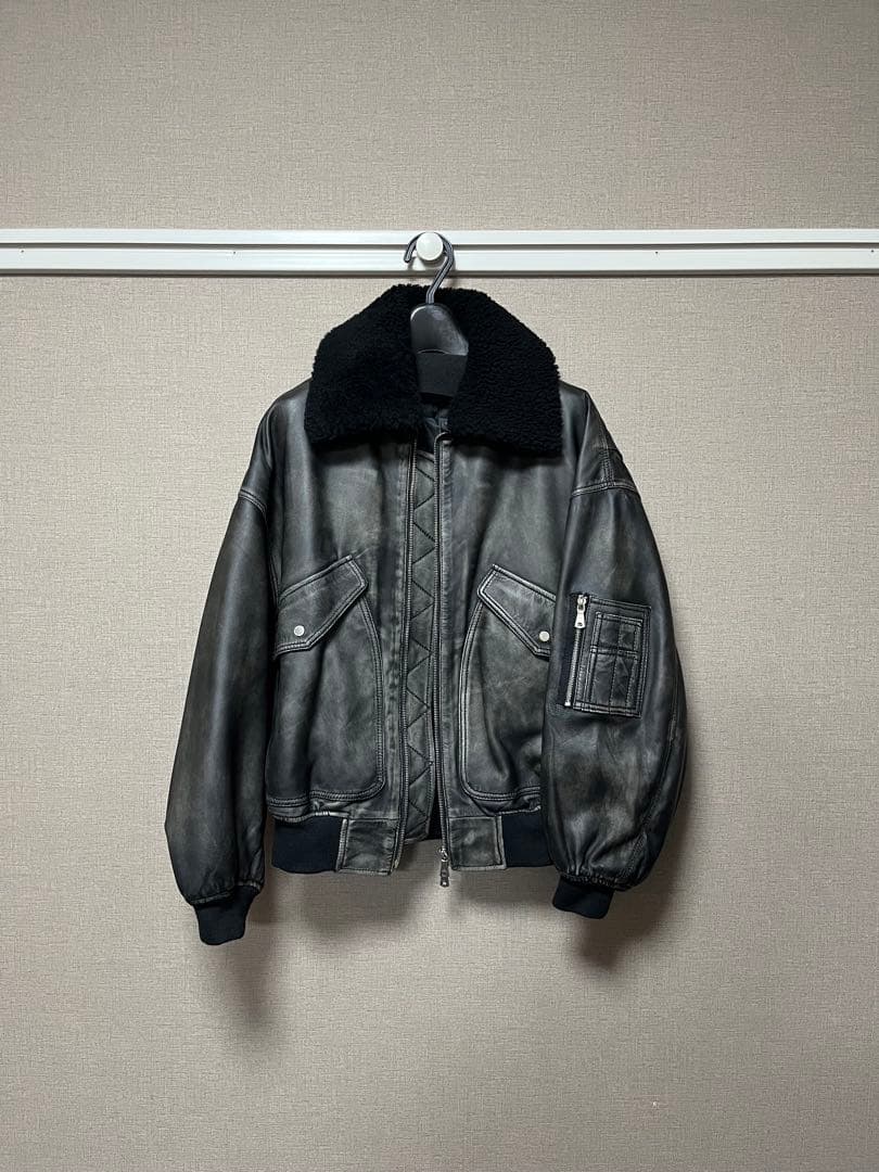 【MAISON SPECIAL】シープレザームートンG-1フライトジャケット