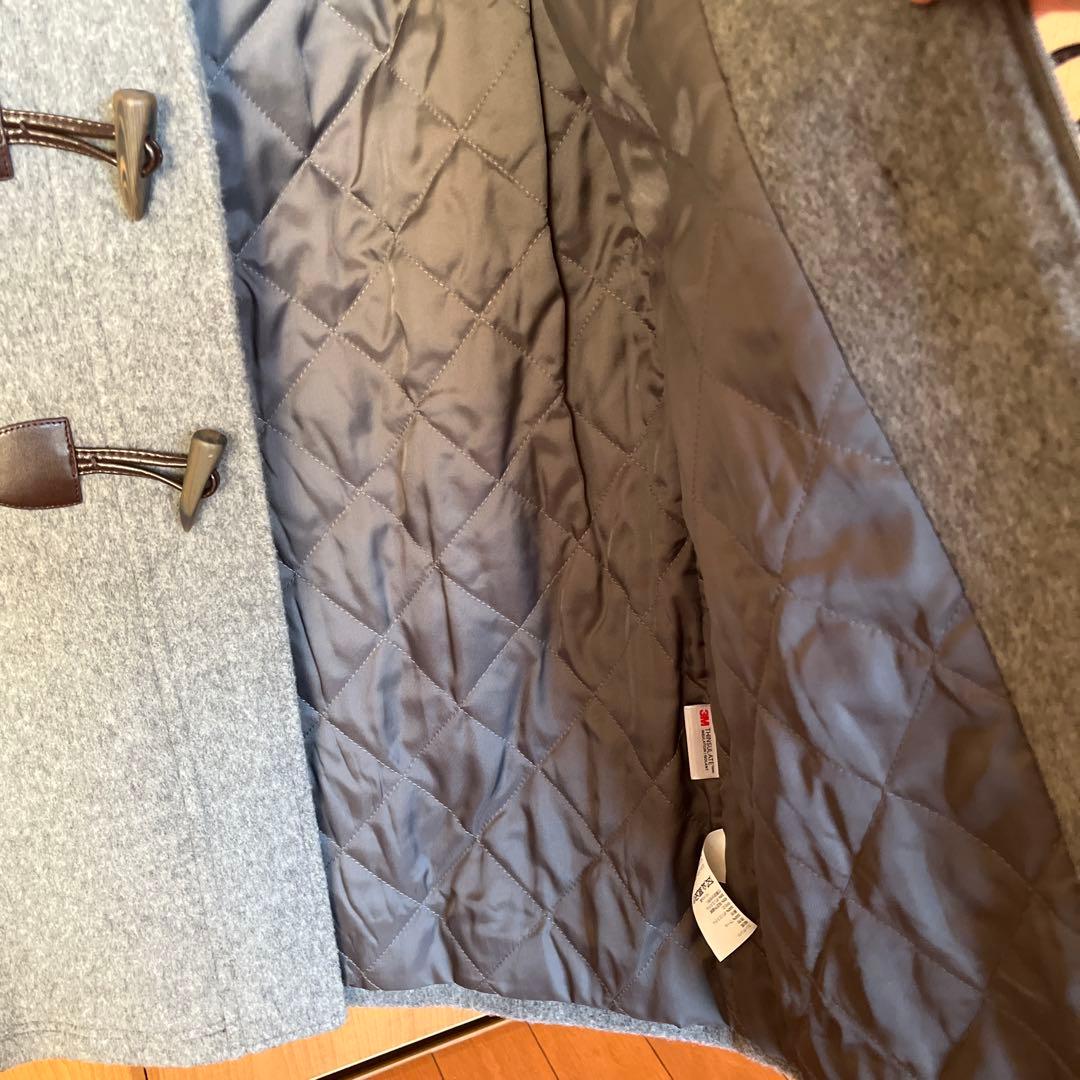 ⭐️新品・未使用⭐️エルエルビーン　フード付きダッフルコート　ミディアム丈　グレー