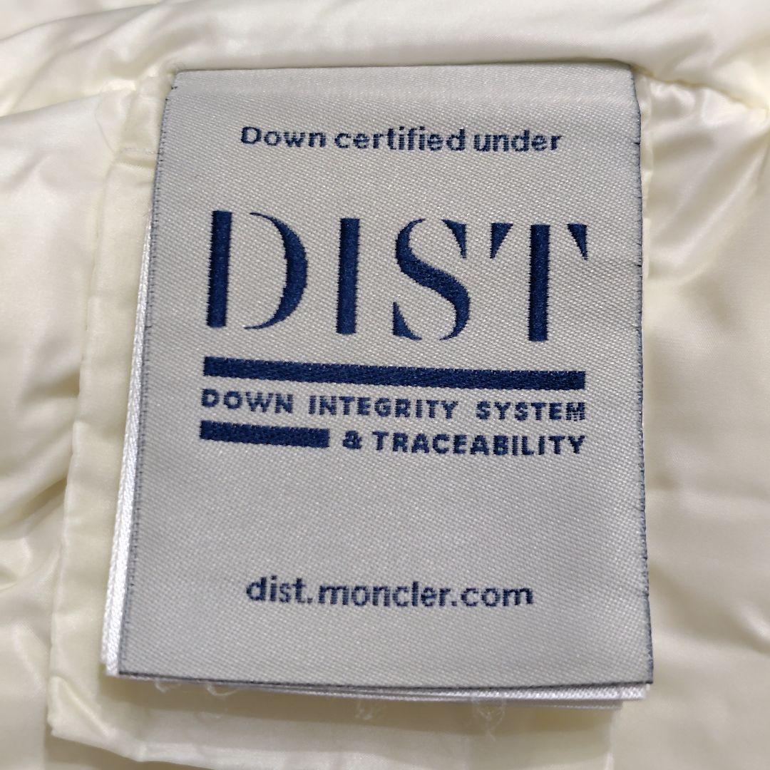 モンクレール カーディガン ニット ダウン レディース 白 アイボリー S