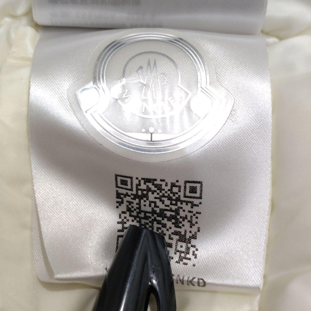 モンクレール カーディガン ニット ダウン レディース 白 アイボリー S